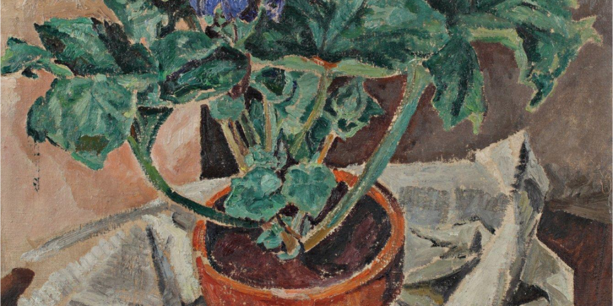 Nature morte aux iris et au journal